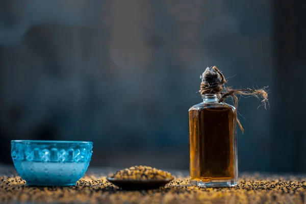 Close Van Ingrediënten Voor Een Goede Gladdere Huid Dikke Lange — Stockfoto