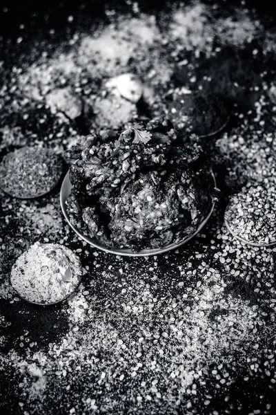 Ramadã Indiano Tradicional Vada Com Especiarias Diferentes — Fotografia de Stock