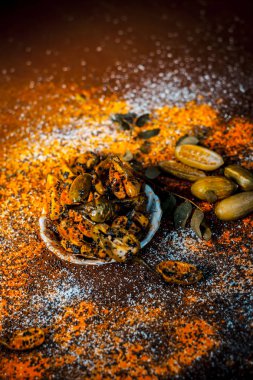 Malzemeler ve türler tablo ile popüler Hint Squash turşu