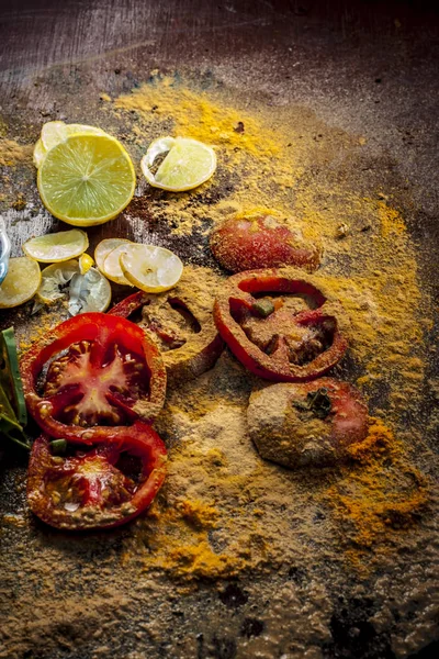 Tomato Face pack made with tomato, fuller\'s earth, multani mitti, Curd and Rose leaves for glowing young skin, Herbal treatment for silky smooth young skin and youthful face.