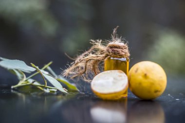 Limon gül yaprakları ile bitkisel özü 