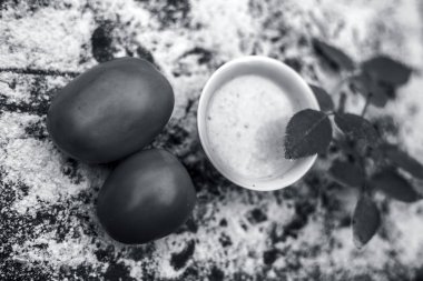 Domates ve yulaf organik yüz paketi 