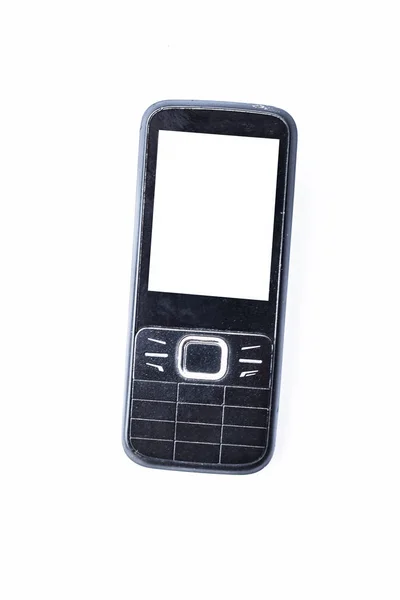 Zwarte Gekleurde Mobiele Telefoon Mobiele Telefoon Toetsenbord Mobiele Telefoon Toetsenbord — Stockfoto