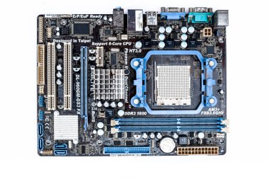 Junagadh-Gujarat-Hindistan-12 Aralık 2018 - Asus Ana Kart Şirketi 'nin kapanışı beyaz üzerine izole edildi.