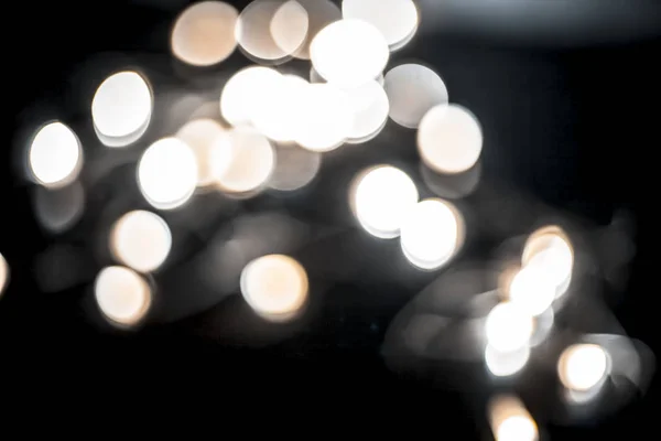 Renkli Noel Işıkları Bulanık Arka Plan Veya Bunların Bookeh — Stok fotoğraf
