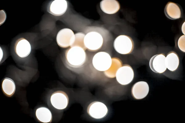 Renkli Noel Işıkları Bulanık Arka Plan Veya Bunların Bookeh — Stok fotoğraf