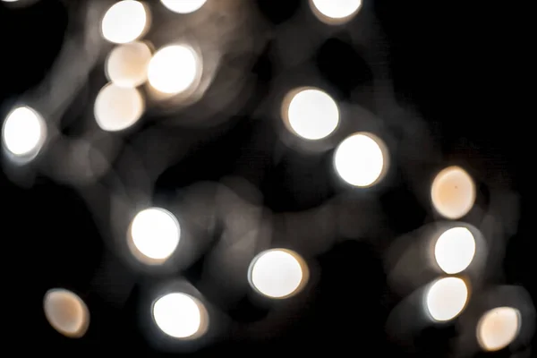 Colorful Christmas Lights Blurred Background Bookeh Them — Stock Photo, Image