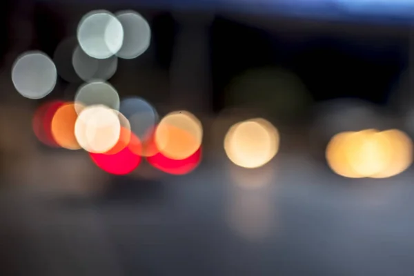 Primer Plano Del Fondo Bokeh Las Luces Navidad Celebración Año — Foto de Stock