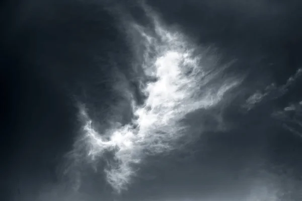 White Colored Clouds Blue Sky Day Time — Stock Photo, Image