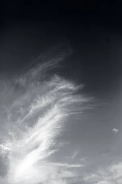 Vita Färgade Moln Den Blå Himlen Dagen — Stockfoto