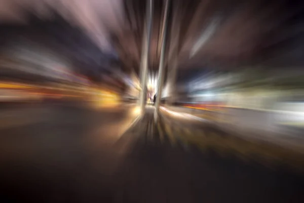 Alley Shot Con Effetto Motion Blur — Foto Stock