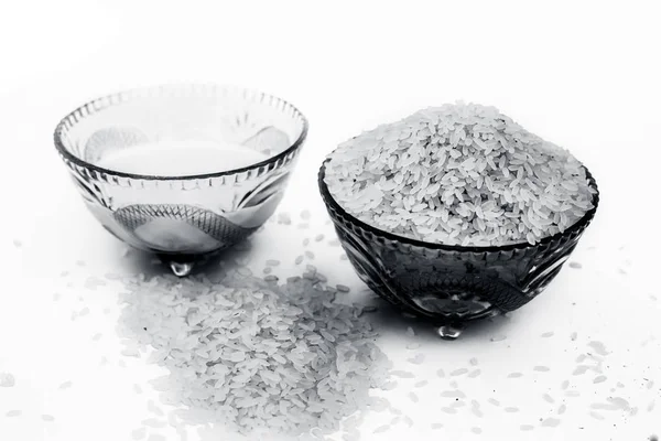 Інгредієнти Приготування Популярної Десертної Страви Kiribath Рисом Молоком Основні Інгредієнти — стокове фото