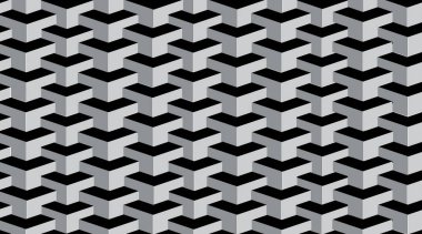 siyah ve beyaz geometrik dekoratif doku 