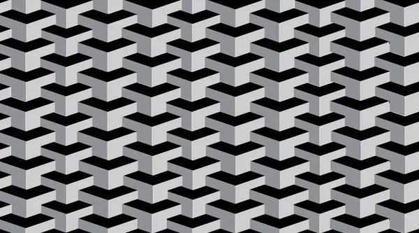 Svart Och Vit Geometrisk Dekorativ Textur — Stockfoto