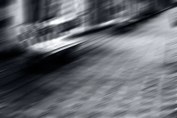 Скамейка Дневной Снимок Пешеходной Дорожки Эффектом Размытия Движения Ней — стоковое фото