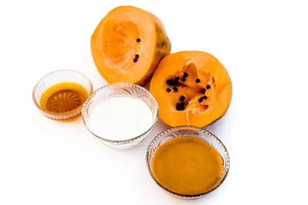Papaya Face Mask Stock Photos Royalty Free Papaya Face Mask Images Depositphotos depositphotos