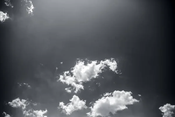 White colored clouds in blue sky.Shot during summer season.