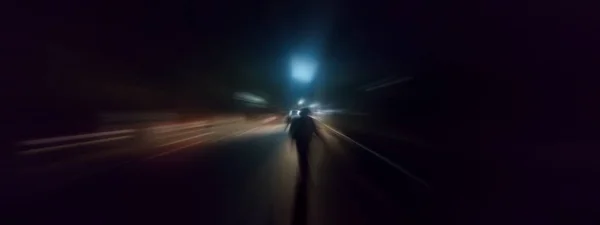Kreative Lichtwege Fahrzeuglicht Verschwommen Und Lichtspuren Aufgenommen Taken Shot Mit — Stockfoto
