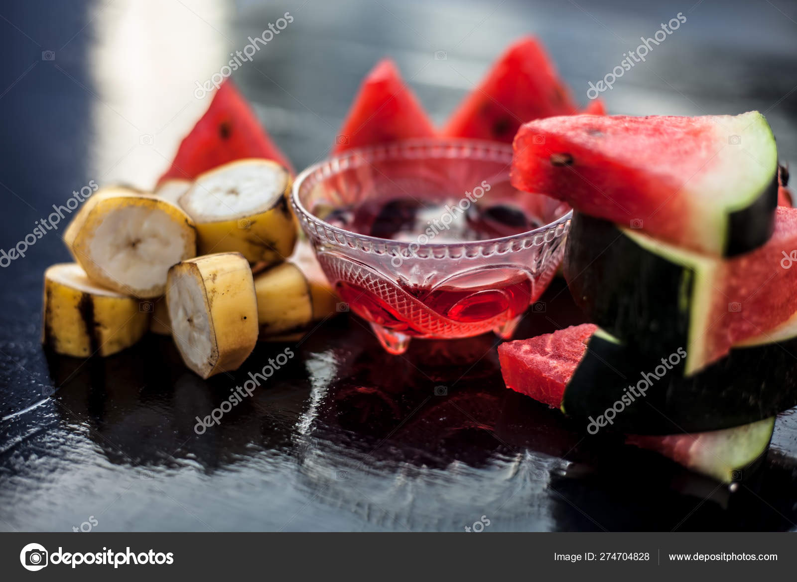 Watermelon Face Mask Face Pack Wooden Surface Glass Bowl Watermelon Stock Photo by ©mirzamlk 274704828 picture