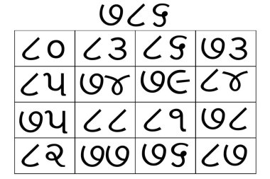 soyut sembollü çerçeve, beyin inteaseri çizimi