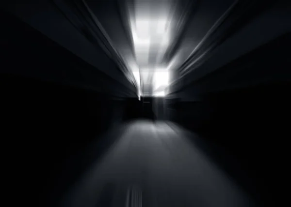 Parcheggio pubblico sotterraneo zona girato con effetto motion blur . — Foto Stock