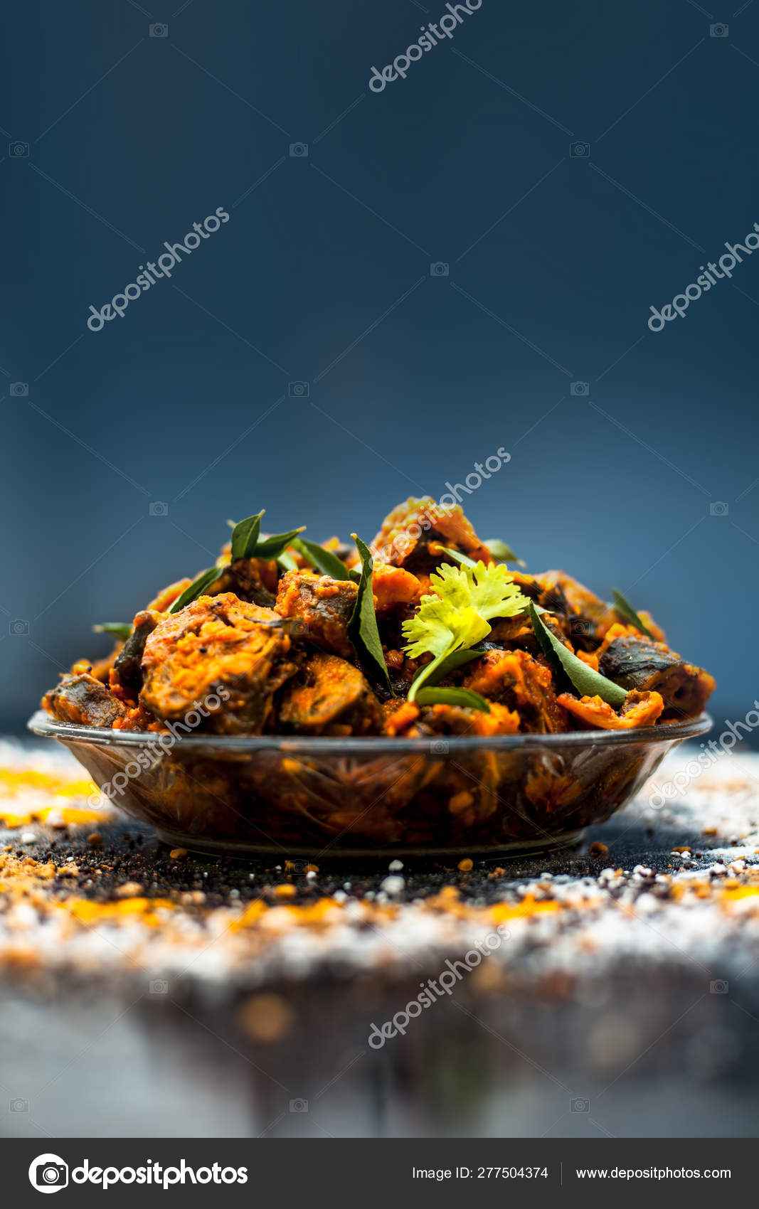 Famous Indian Gujarati Snack Dish Glass Plate Wooden Surface Patra