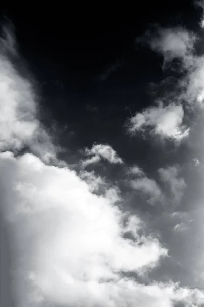 Panoramautsikt Över Dramatiska Fluffiga Cumulus Grey Clouds Sky — Stockfoto