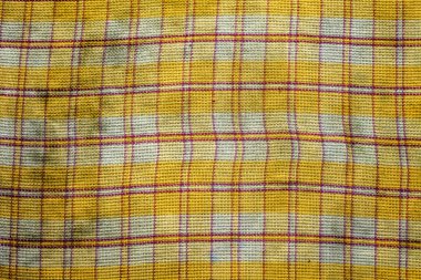 kareler ve çizgilerden oluşan soyut dikişsiz koyu kumaş dokusu 