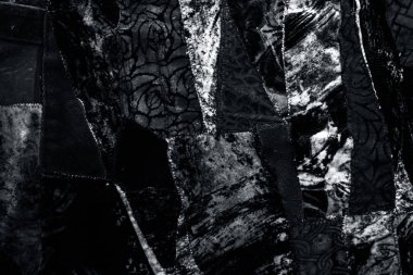 Soyut desenleri ile ceket koyu renkli renkli kumaş doku