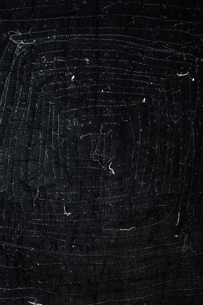중앙에 사각형 모양의 추상원활한 어두운 패브릭 텍스처 — 스톡 사진