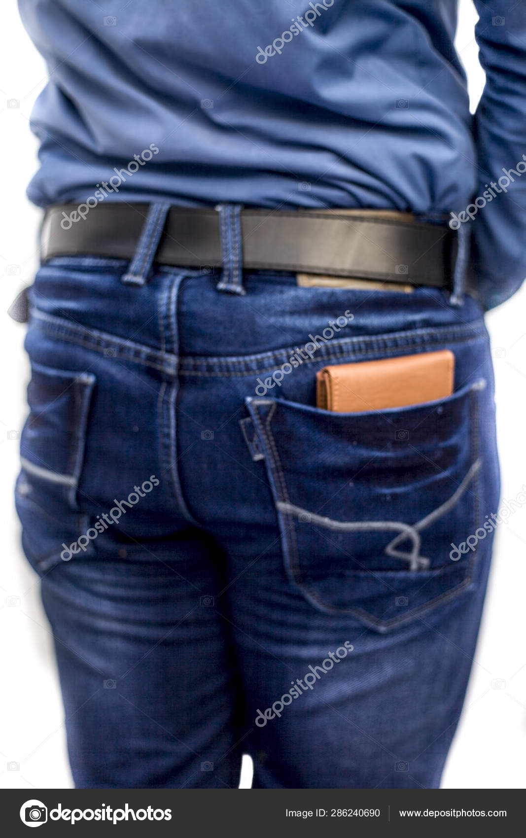jeans black and blue