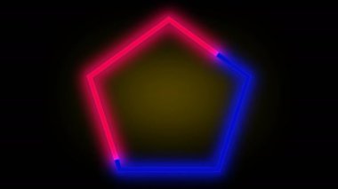 neon ışıkları olan poli yıldızı