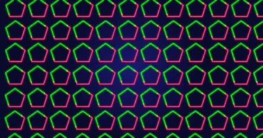 Çokgenler kusursuz desen - hareket, video