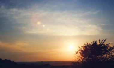 Manzara. Summer, alan, doğa manzarası