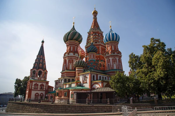 Basil Cathedral Orthodox Church Red Square Moscow Monument Russian Architecture — Stock Photo, Image