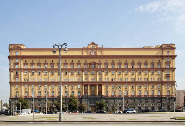 Moskau Russland Ehemaliges Kgb Gebäude Lubjanka Zentrum Einer Großstadt Historisches — Stockfoto