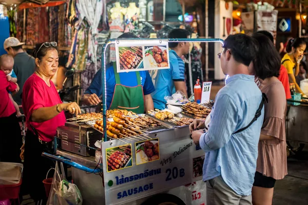 Bangkok Thaïlande Mars 2018 Femme Asiatique Prépare Traditionnel Style Thaïlandais — Photo