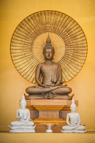 Estatua Buda Templo Budista Chiang Mai Provincia Del Norte Tailandia — Foto de Stock