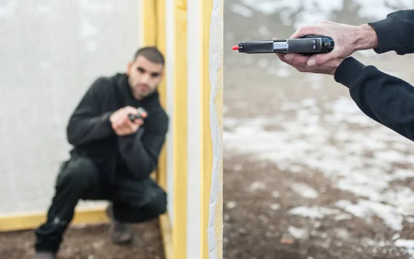 Pozarevac Serbie Décembre 2018 Les Élèves Kapap Pratiquent Différentes Compétences — Photo