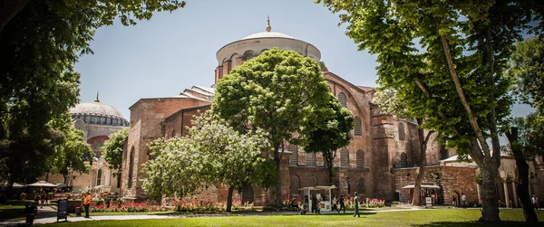 Hagia Sophia, największy pomnik kultury bizantyjskiej. Stambuł, — Zdjęcie stockowe