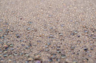 köpük baloncukları, arkaplan veya doku için soyut resim