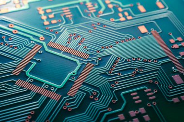 Baskılı devre. Parça düzeni.