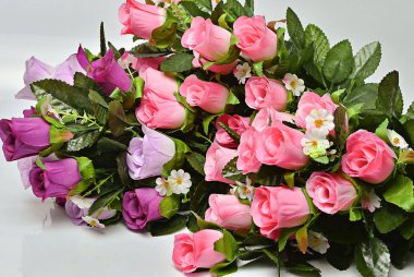 gerbera lale ve yaz çiçek-buket karışımı