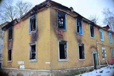 Yangın sonrası kış evinde yangın çıktı