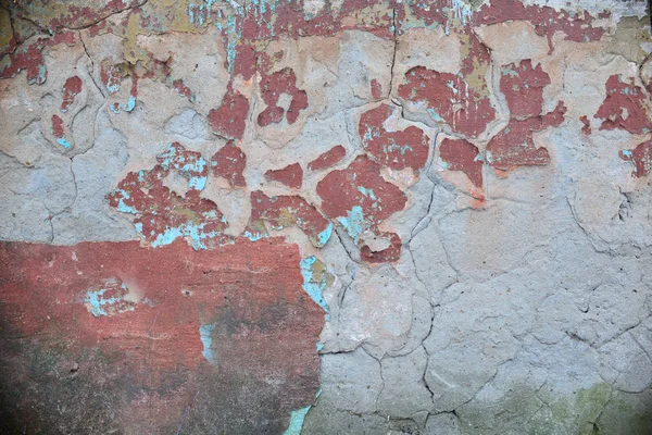 Фрагмент Стены Трещинами — стоковое фото