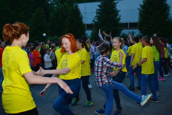 Kinderen Vakantie Kinder Camp Stad Van Wetenschap Rusland Zelenograd — Stockfoto