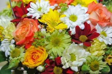 güzel düğün buketi, close up 