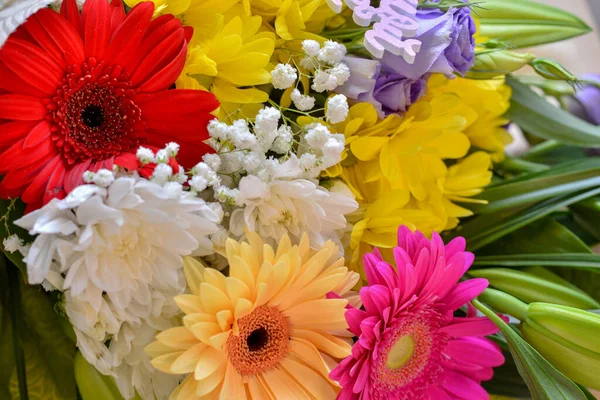 Bouquet Fleurs Fraîches Merveilleuses — Photo