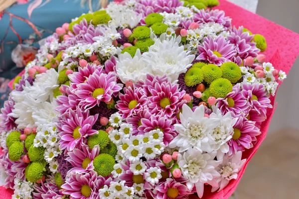 Strauß Frischer Wundervoller Blumen — Stockfoto