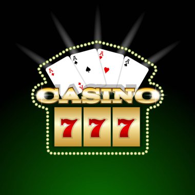 Casino tabela şablonu. Eps10 vektör dosyası